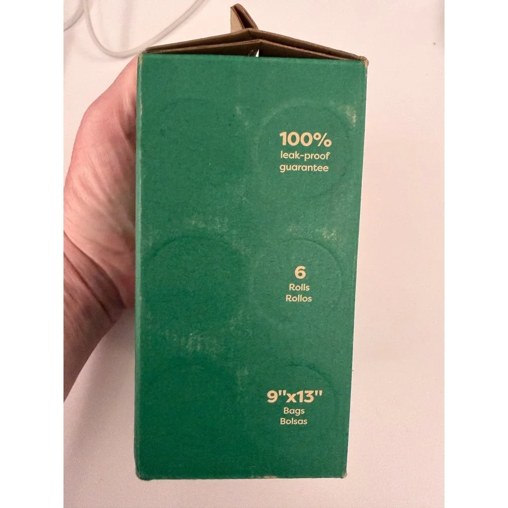 Earth Rated Unscented Dog Poop Bags 120 Count 8 Refill Rolls Green 9x13 Inch